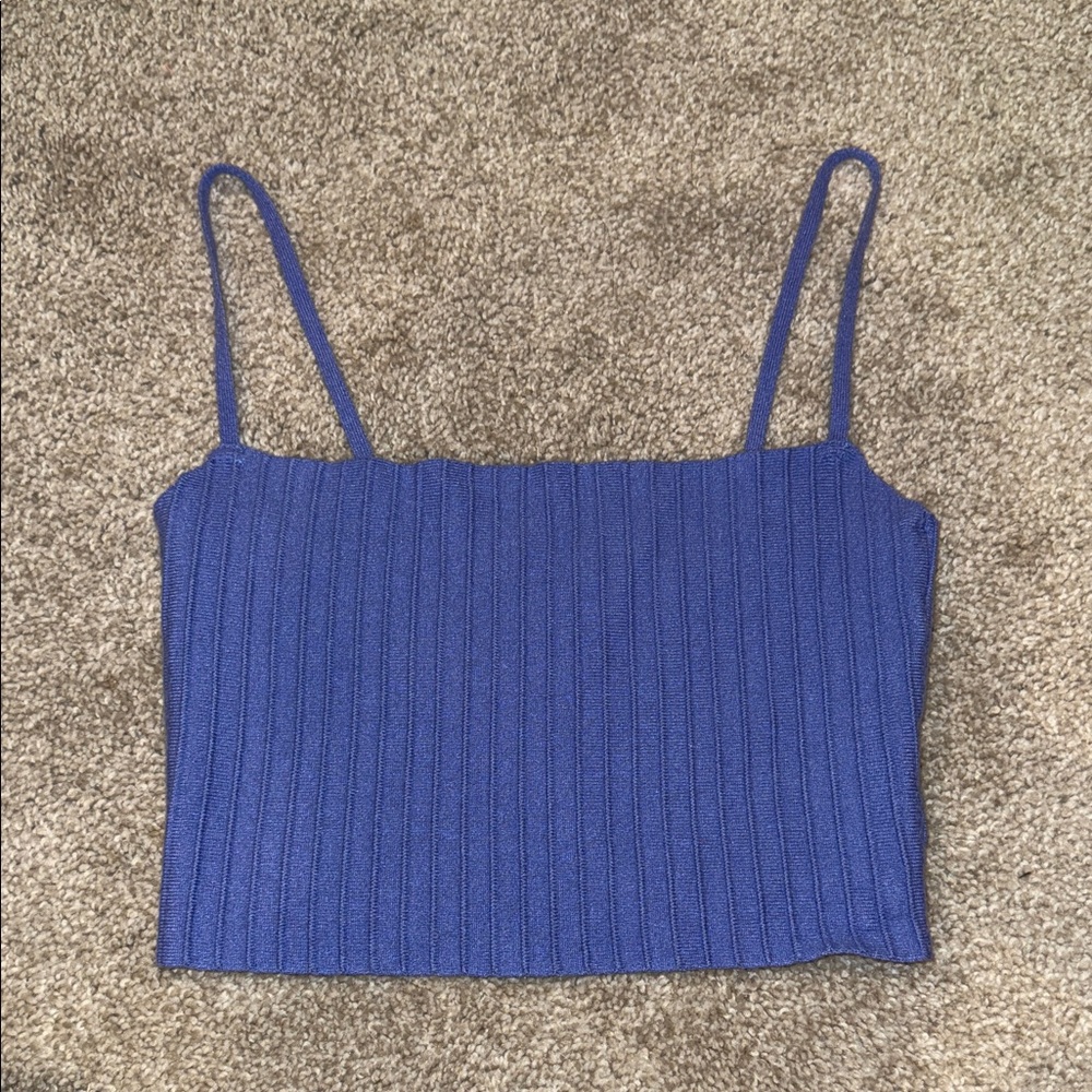 PURPLE LA HEARTS KNIT TANK